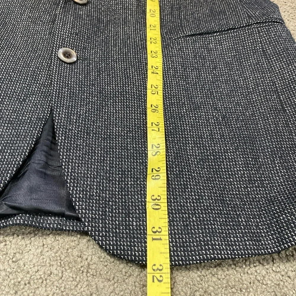 VTG Yves Saint Laurent Wool Blazer Mens Black  Made in France See Photo Measure
